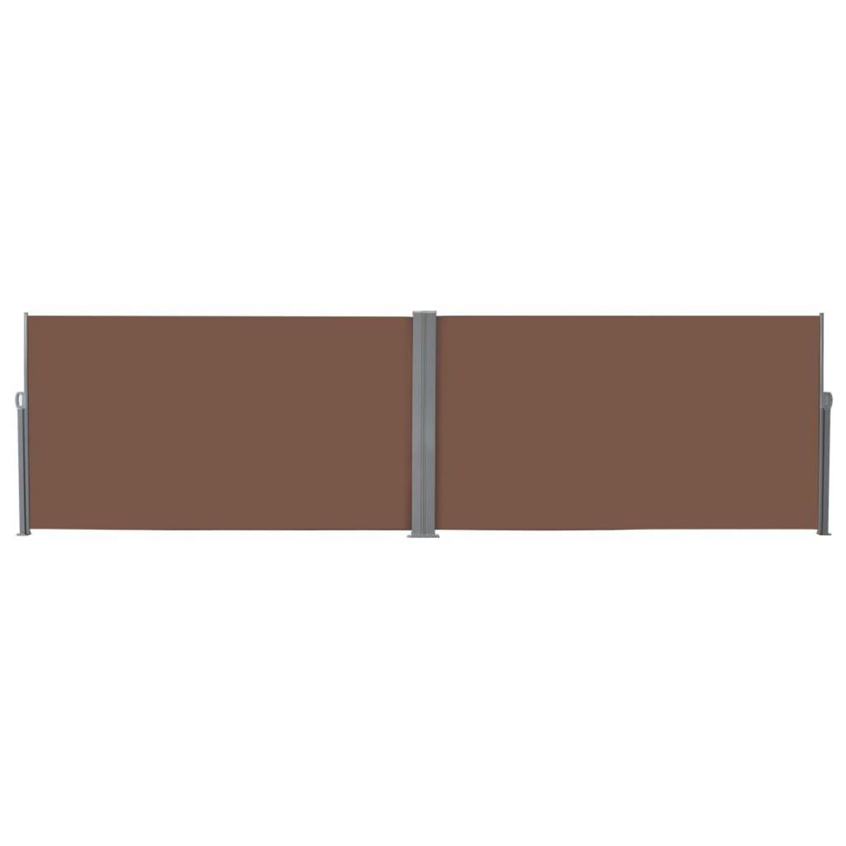 VIDAXL Auvent lateral retractable 160 x 600 cm Marron