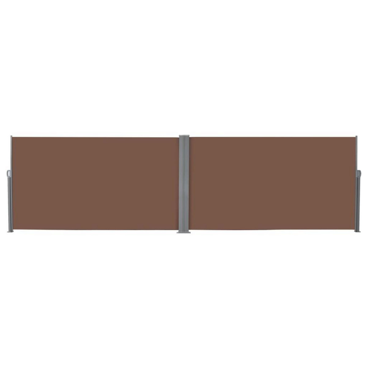VIDAXL Auvent lateral retractable 160 x 600 cm Marron