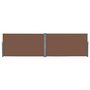 Voir la diapositive 2 : VIDAXL Auvent lateral retractable 160 x 600 cm Marron
