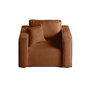 Voir la diapositive 6 : BEST MOBILIER Topaze - fauteuil - en tissu velours relief