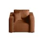 Voir la diapositive 6 : BEST MOBILIER Topaze - fauteuil - en tissu velours relief