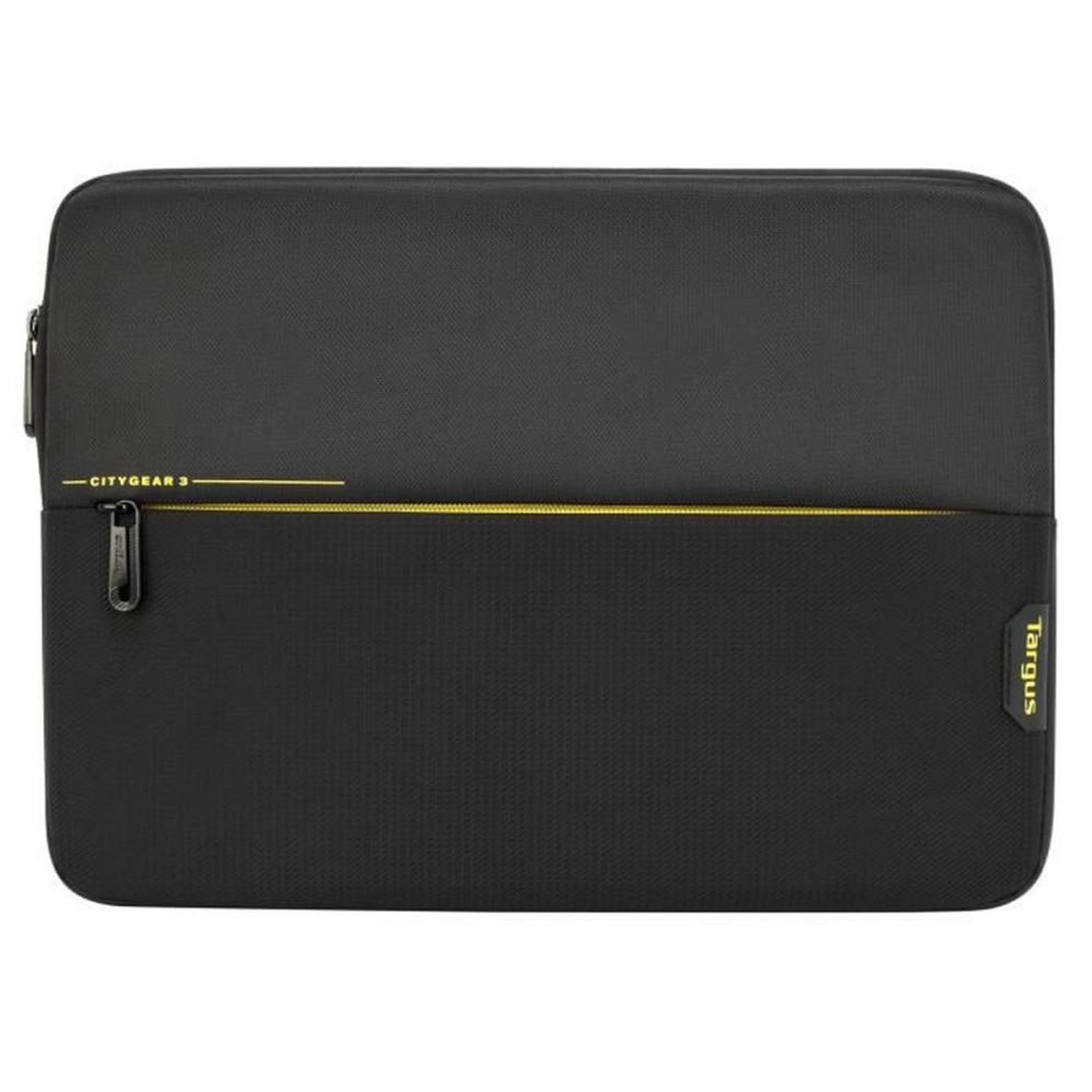 Targus Housse ordinateur 14 pouces CityGear noire en néoprène et polyester, fermeture zippée intégrale et poche avant