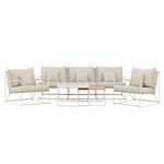 Paris Prix Salon de Jardin 5 Places  Palazzo  209cm Beige