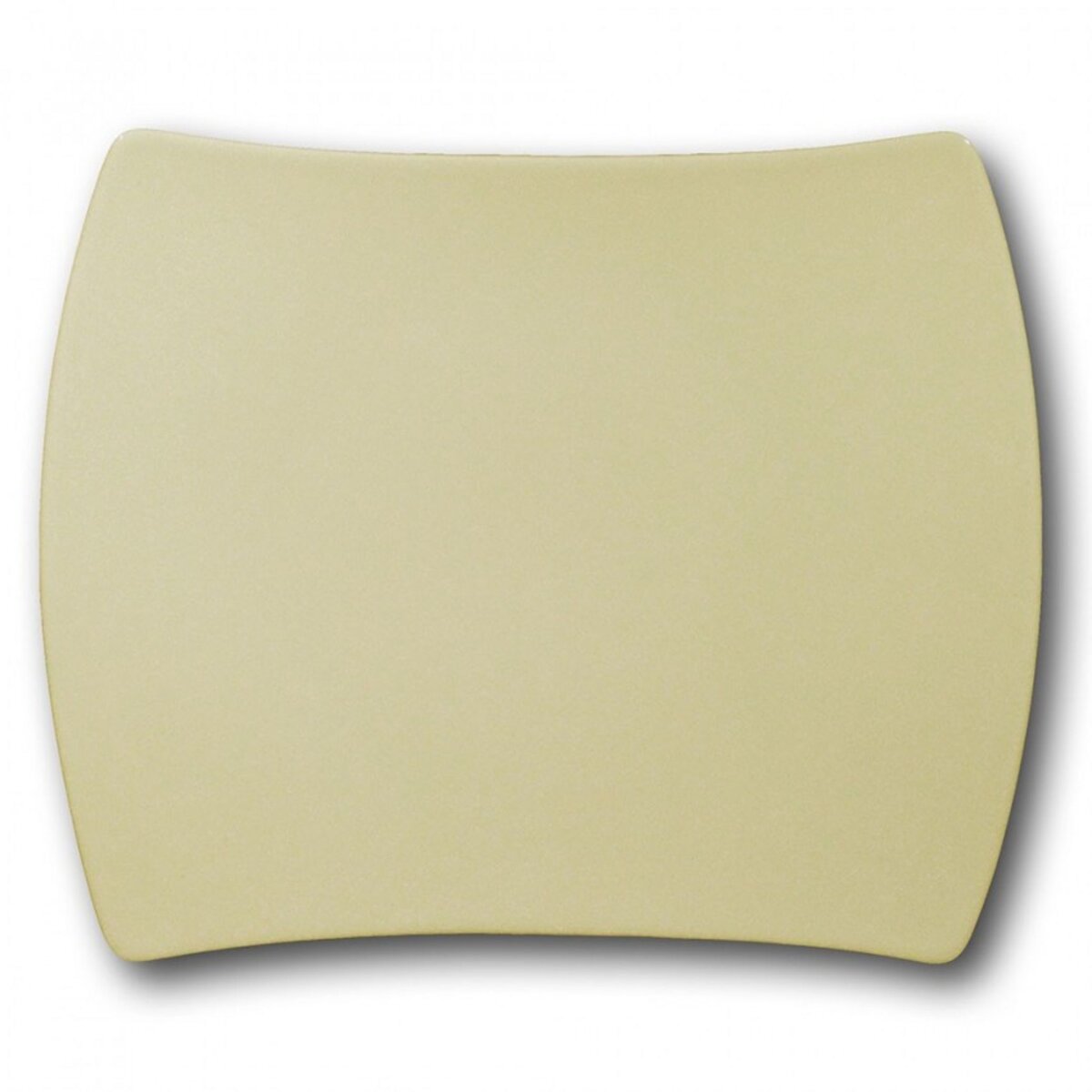 YODECO Plat rectangulaire porcelaine de couleur crème - L 31 cm - Tokio