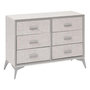 Voir la diapositive 1 : FIVE Commode 6 Tiroirs Paniers  Granite  104cm Gris