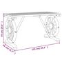 Voir la diapositive 6 : VIDAXL Table de jardin 115x55x65 cm bois de sapin massif