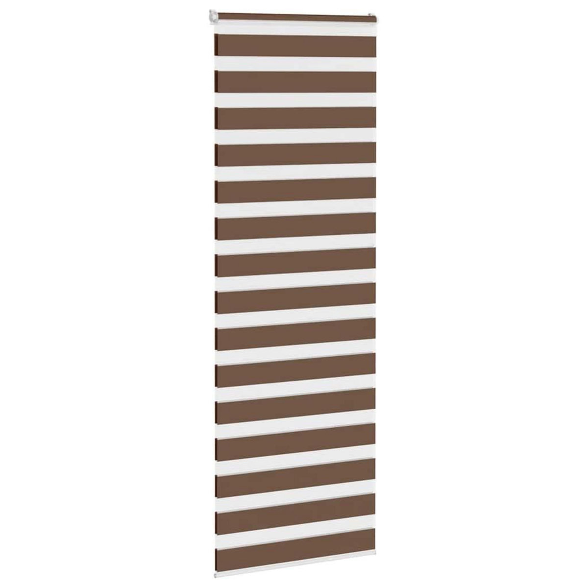 VIDAXL Store zebre marron 80x200 cm largeur du tissu 75,9 cm polyester