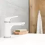 SCHUTTE SCHÜTTE Mitigeur de lavabo ALASKA Blanc et chrome