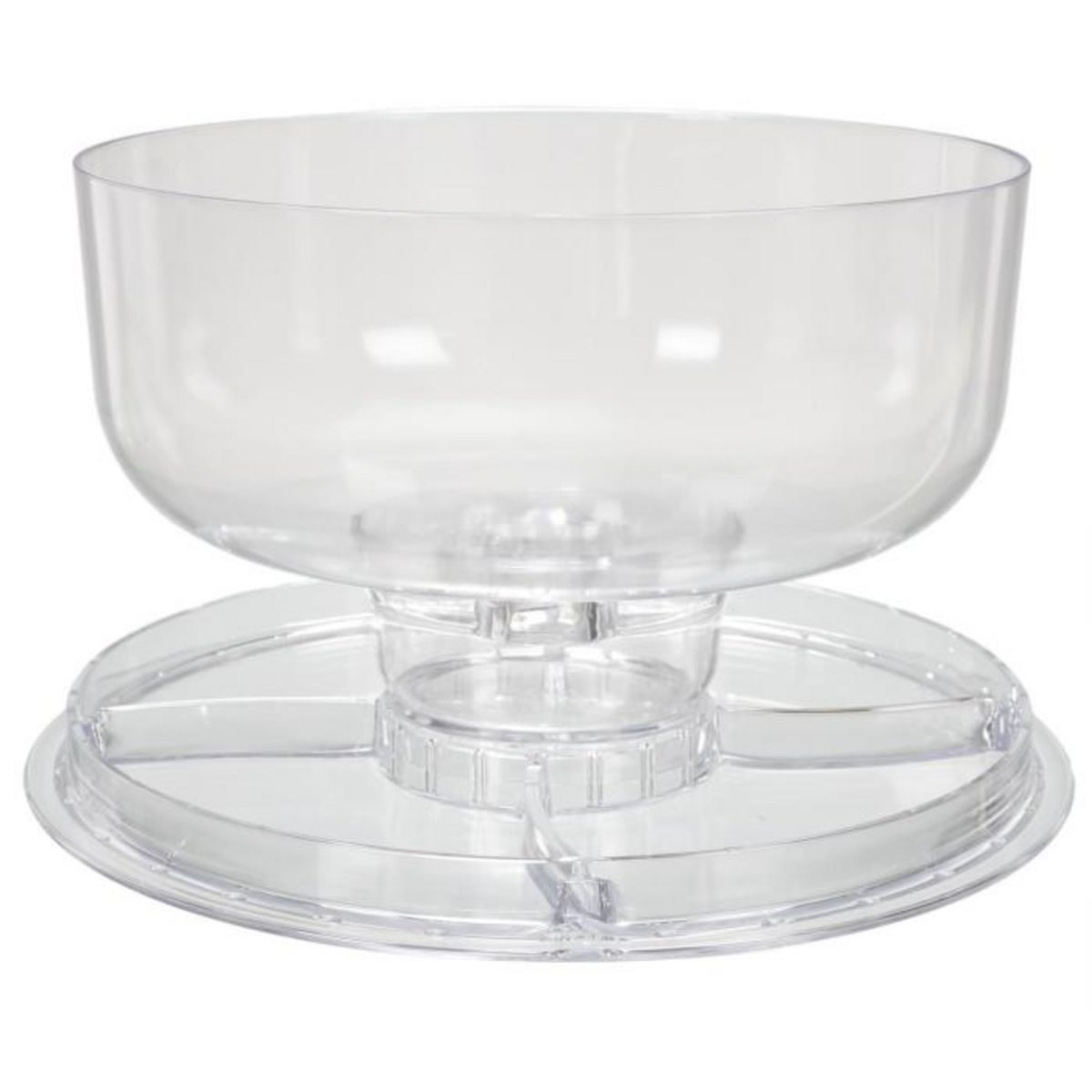 Paris Prix Présentoir Multifonction  4 en 1  30cm Transparent