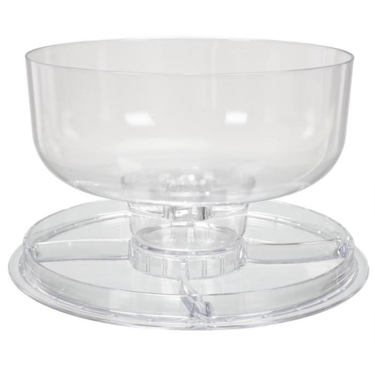 Paris Prix Présentoir Multifonction  4 en 1  30cm Transparent