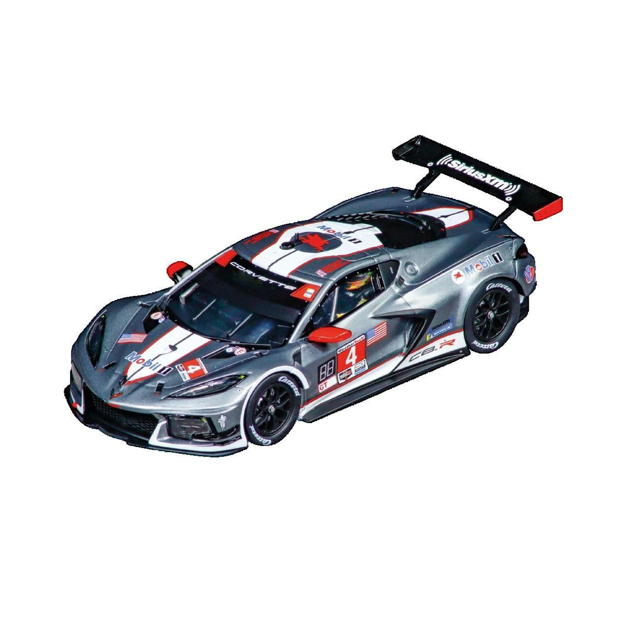 Carrera Modèle réduit Carrera Chevrolet Corvette C8.R No.4 argenté