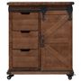 Voir la diapositive 2 : VIDAXL Armoire de rangement Bois de sapin massif 64x33,5x75 cm Marron