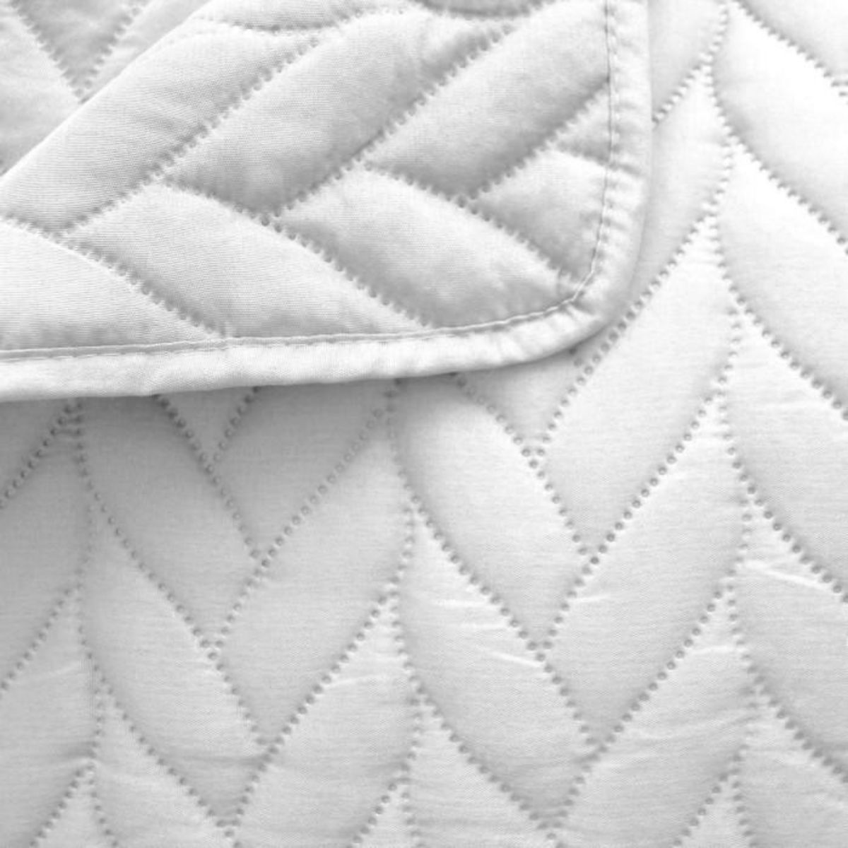 Paris Prix Couvre-lit en Microfibre  Tessa  220x240cm Blanc