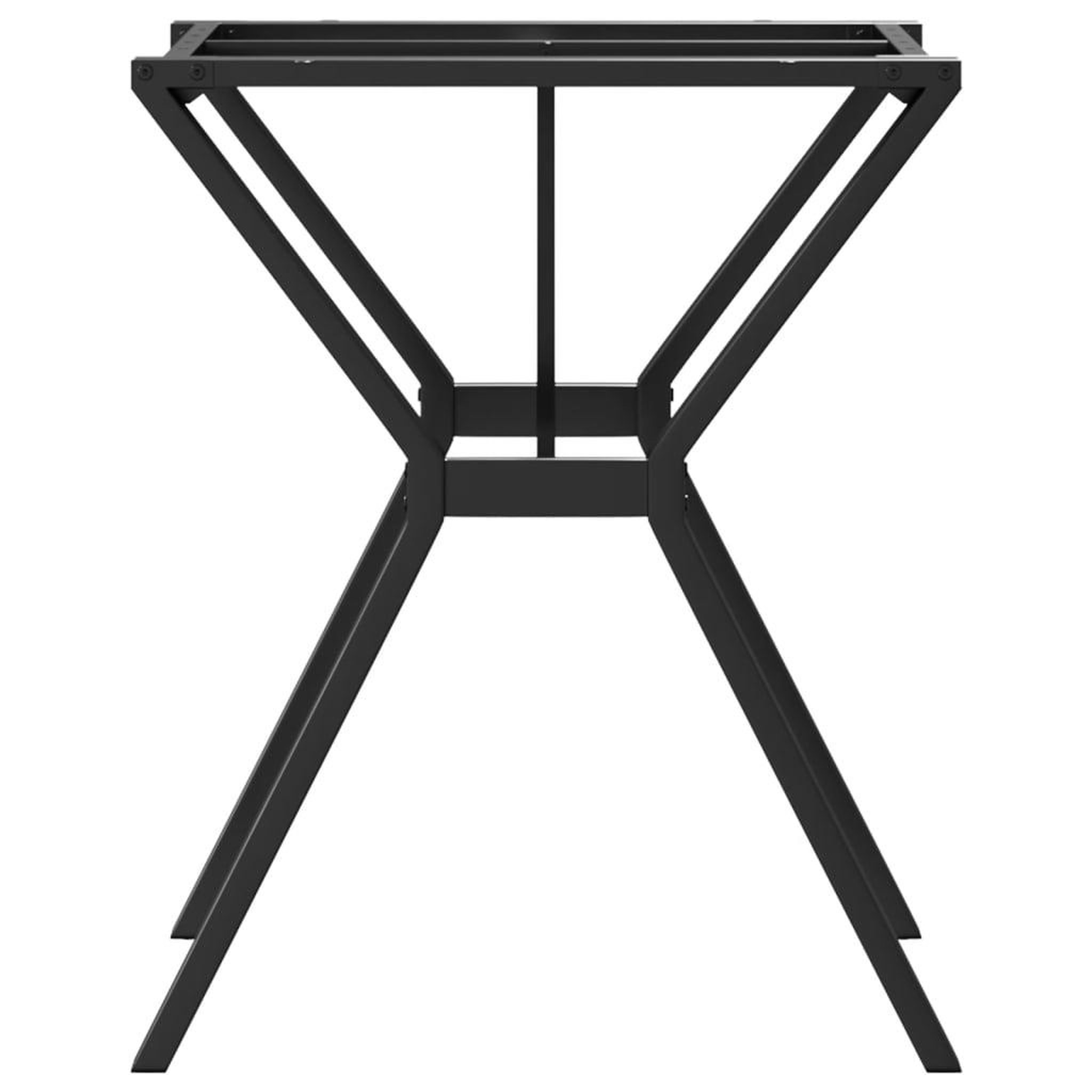 Voir la diapositive 5 : VIDAXL Pieds de table a manger cadre en Y 60x60x73 cm acier
