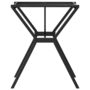 Voir la diapositive 5 : VIDAXL Pieds de table a manger cadre en Y 60x60x73 cm acier