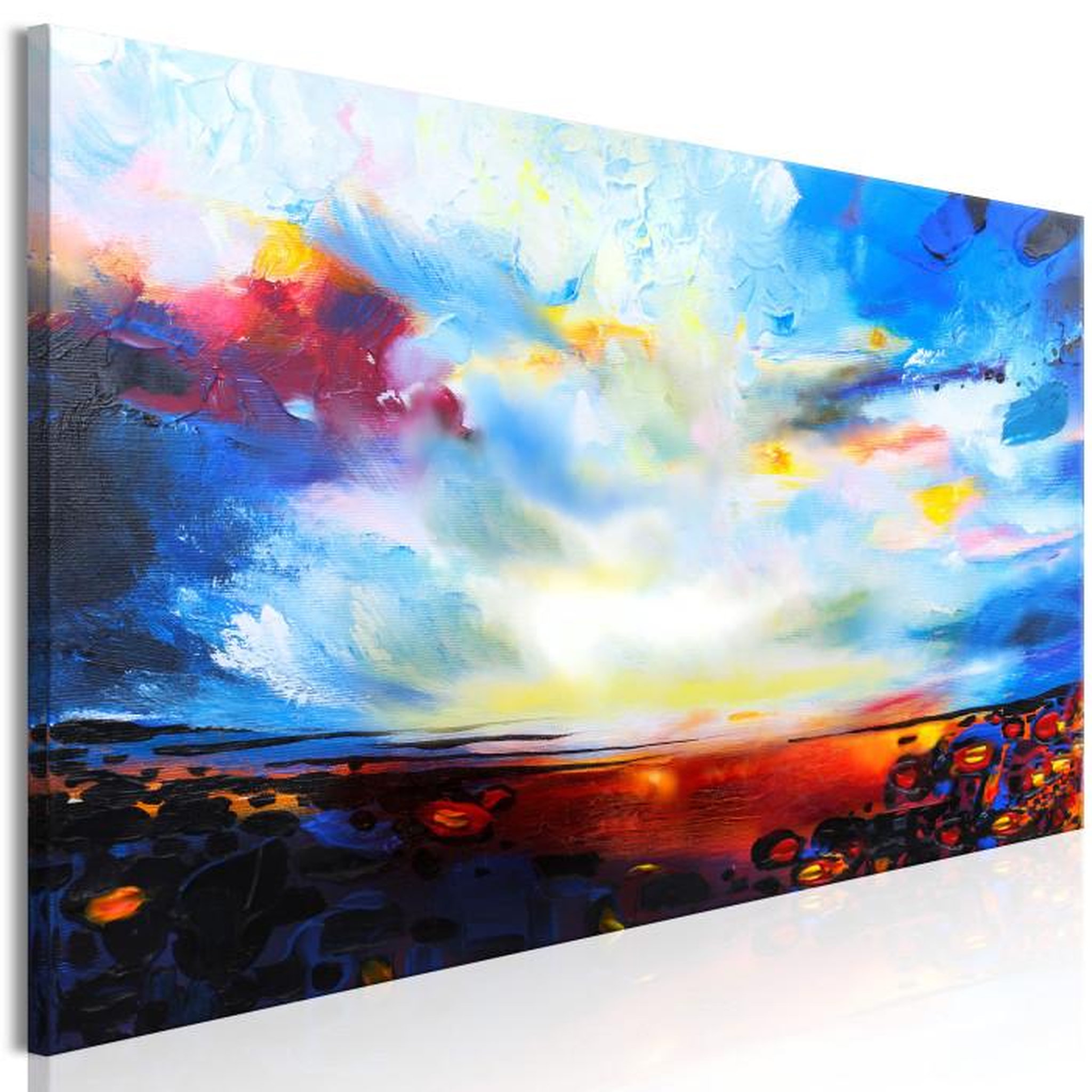 Paris Prix Tableau Imprimé  Colourful Sky Narrow. Coloris disponibles : Multicolore