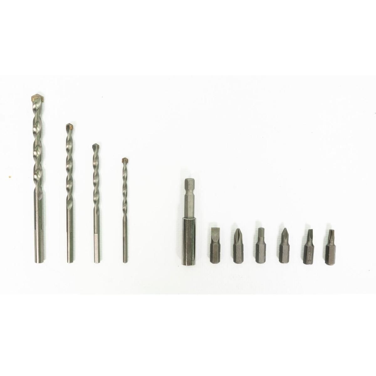 GOODYEAR Perceuse visseuse à percussion 20V Brushless Batterie lithium 2,0Ah + 11 Accessoires Malette GOODYEAR