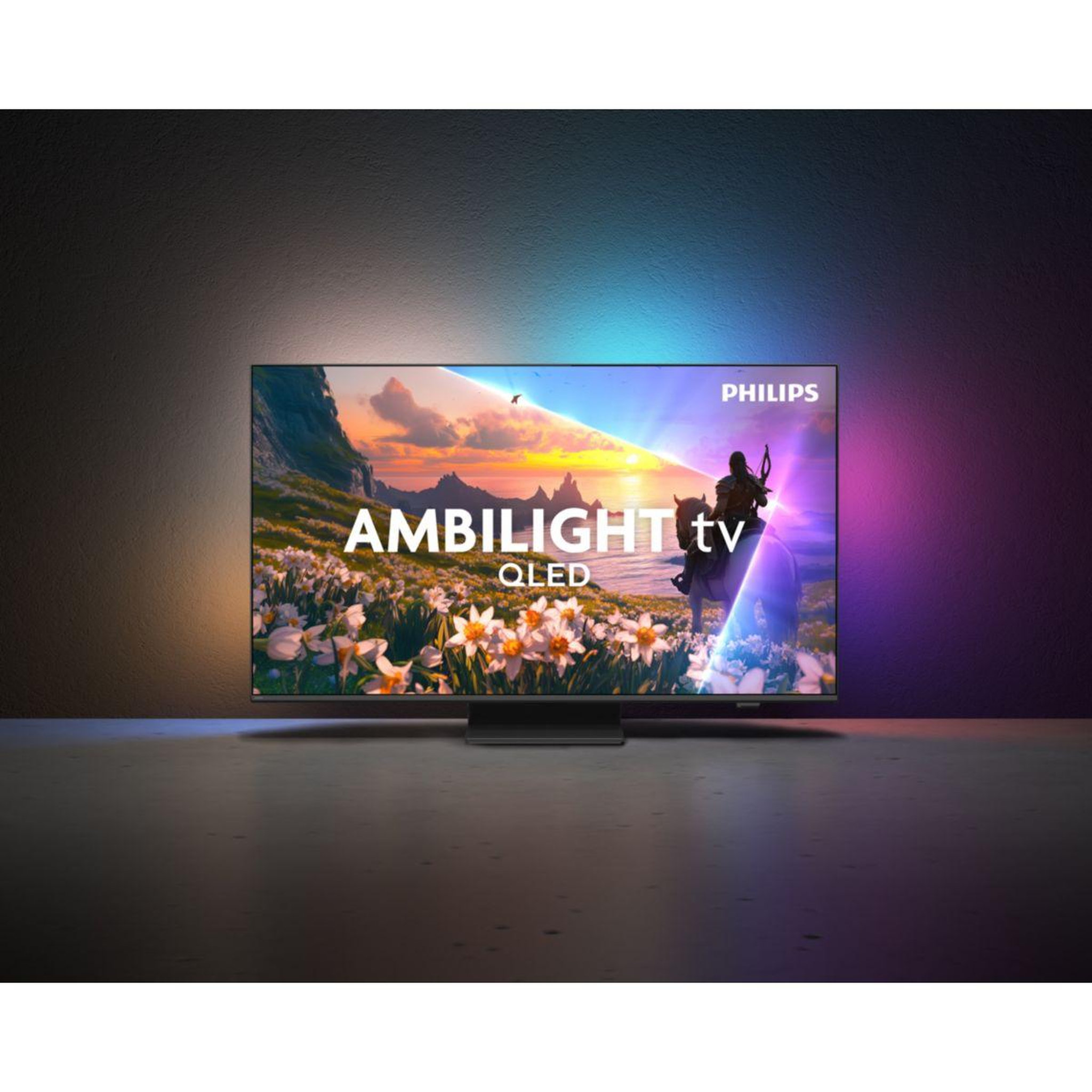 Voir la diapositive 2 : Philips TV QLED 43PUS8600 Ambilight 2025
