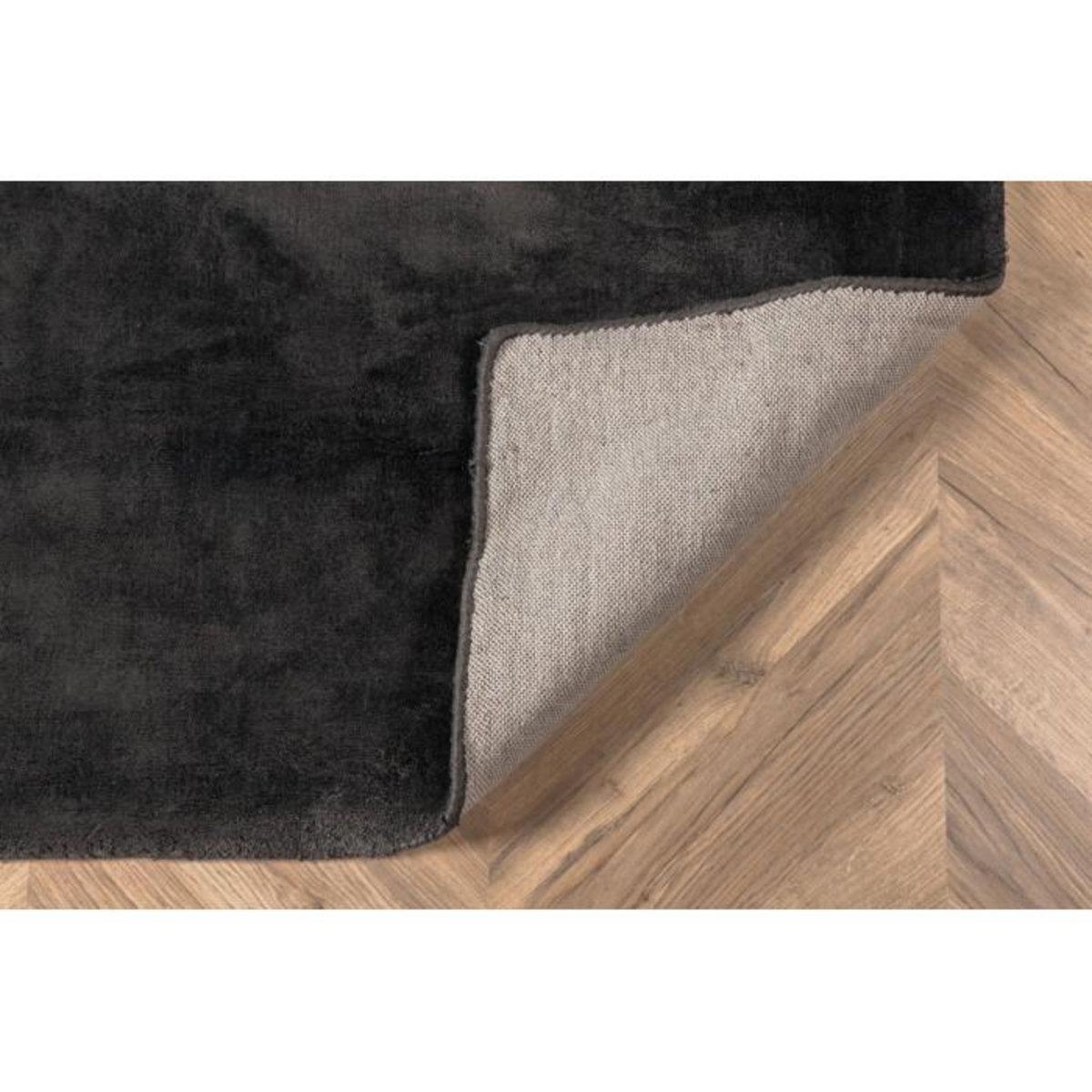 Paris Prix Tapis Déco  Indra  171x242cm Gris Foncé