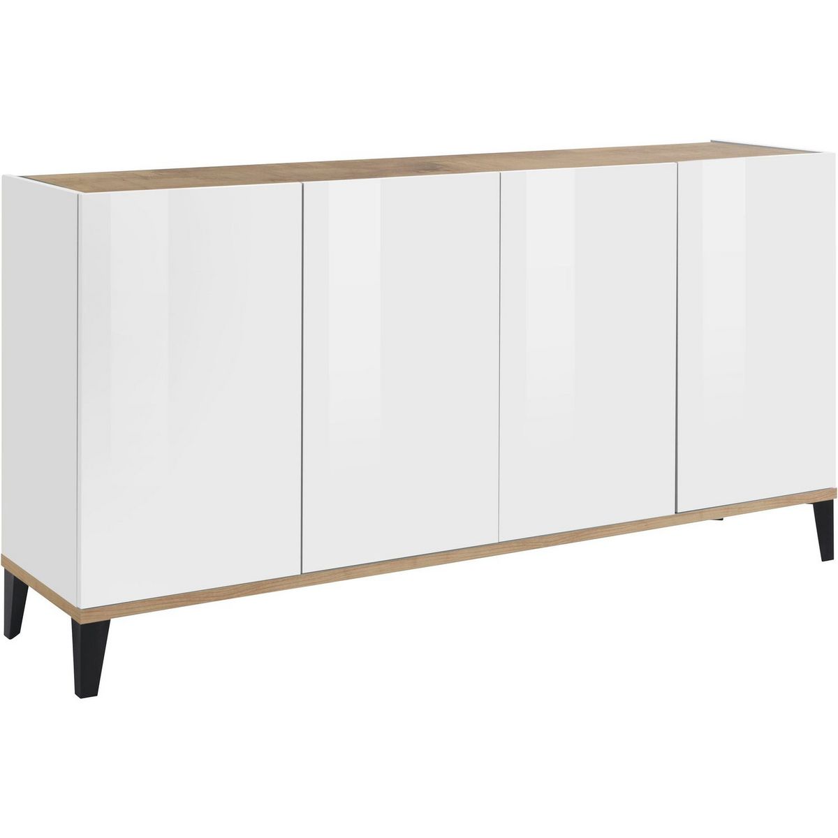 Buffet moderne 4 portes L160cm BARI
