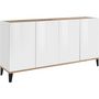 Voir la diapositive 2 : Buffet moderne 4 portes L160cm BARI