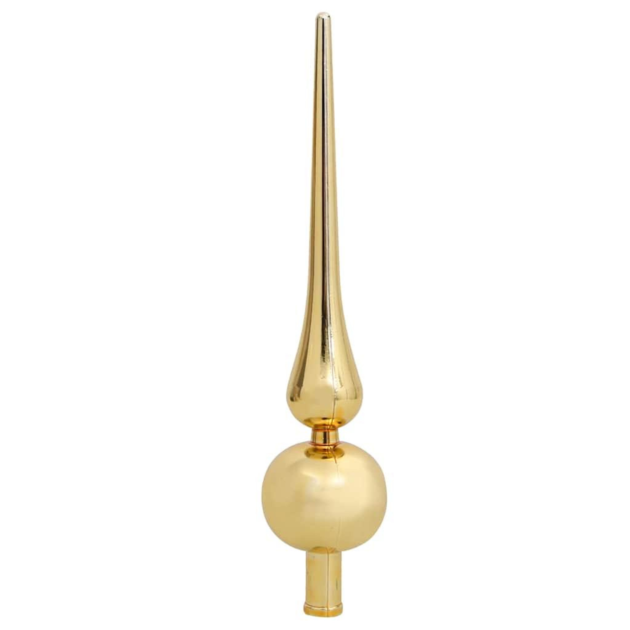 Voir la diapositive 5 : VIDAXL Set de boules de noël avec pic et 300 led 120pcs dore et bronze