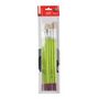 Voir la diapositive 2 : Paris Prix Lot de 8 Pinceaux  Apprentissage Huile  30cm Vert