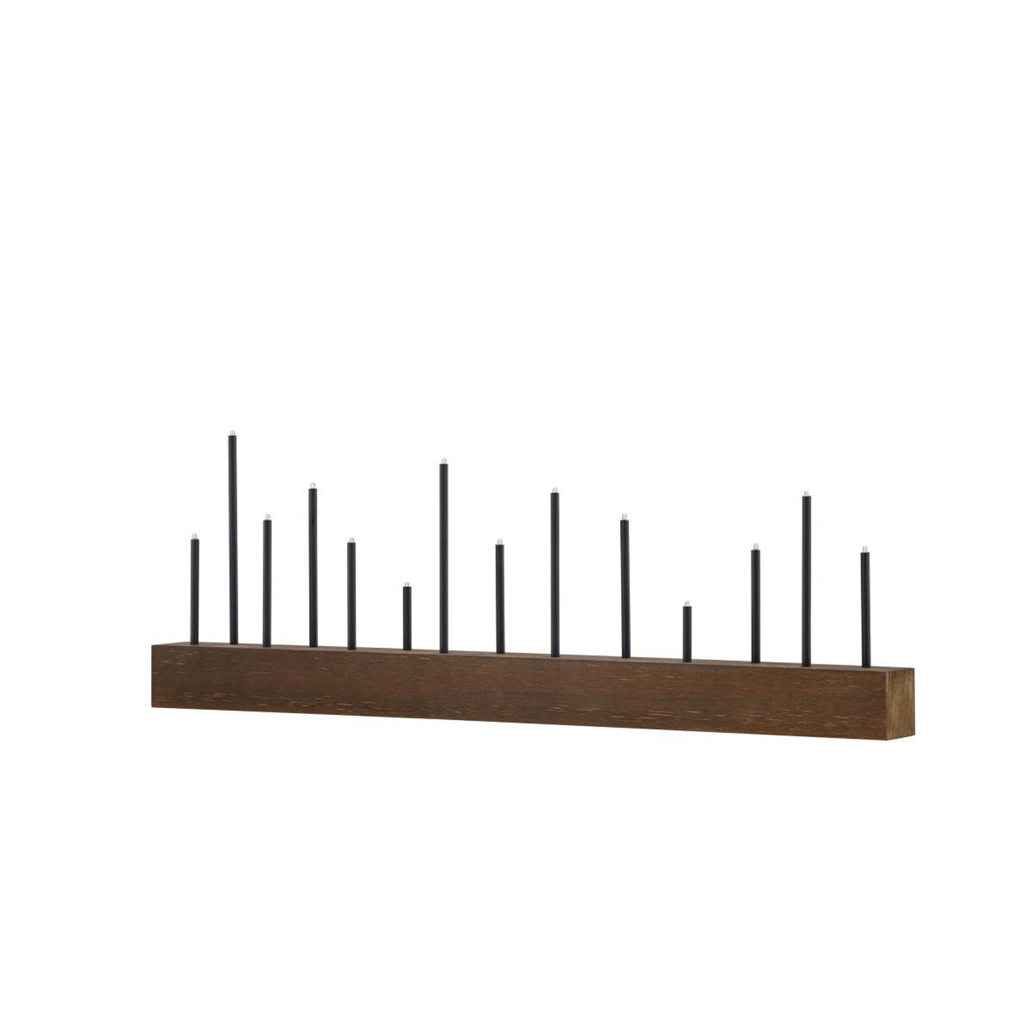 Voir la diapositive 5 : Paris Prix Lampe à poser bougeoir  kungsberget  77cm marron