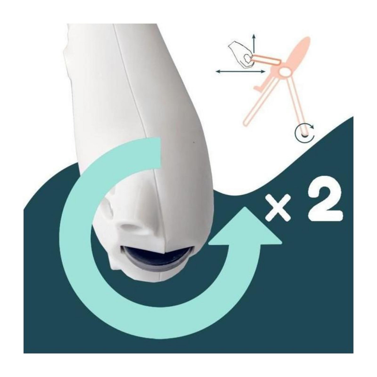 LOOPING Chaise haute - LOOPING - CH100VT - Multipositions