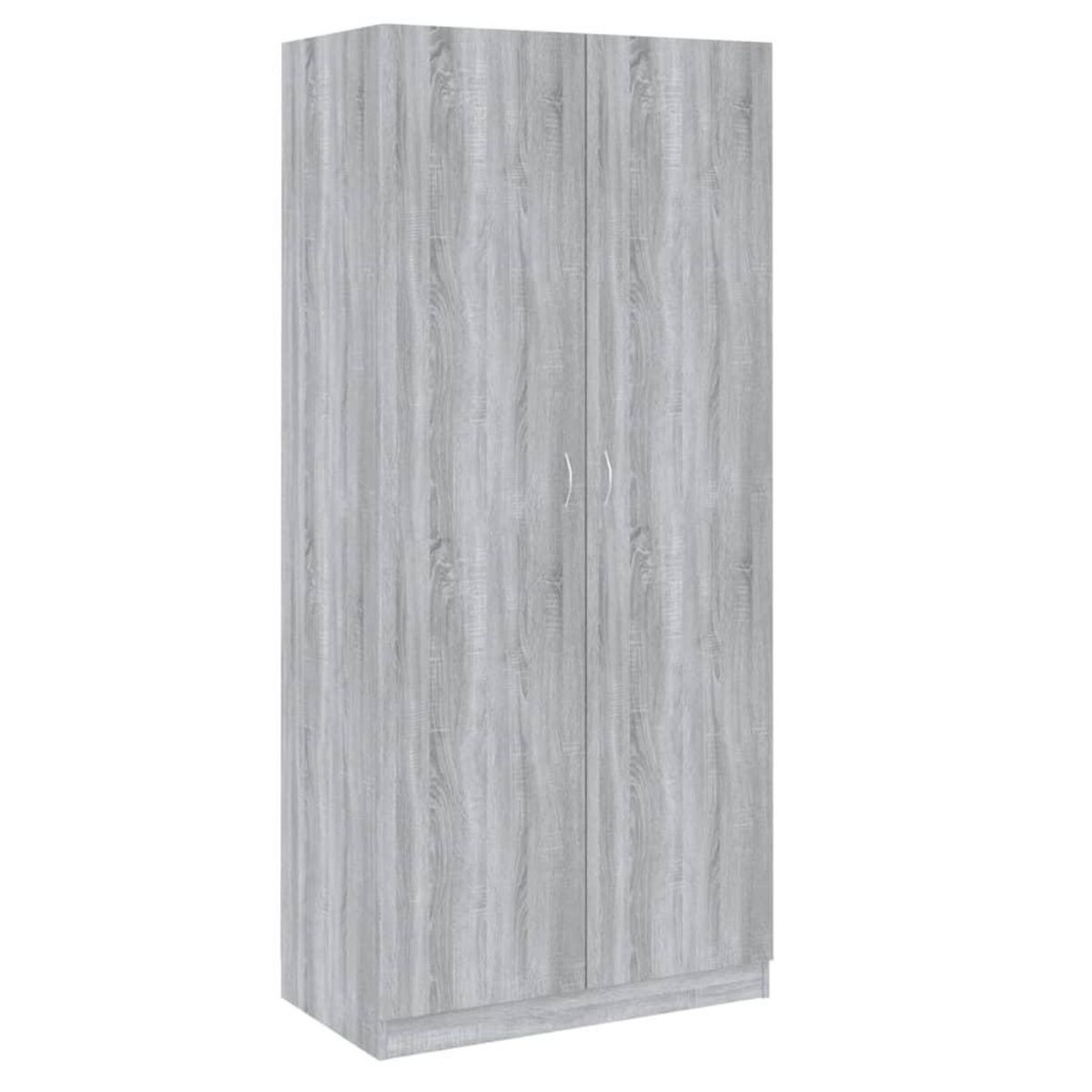VIDAXL Garde-robe Sonoma gris 90x52x200 cm Bois d'ingenierie