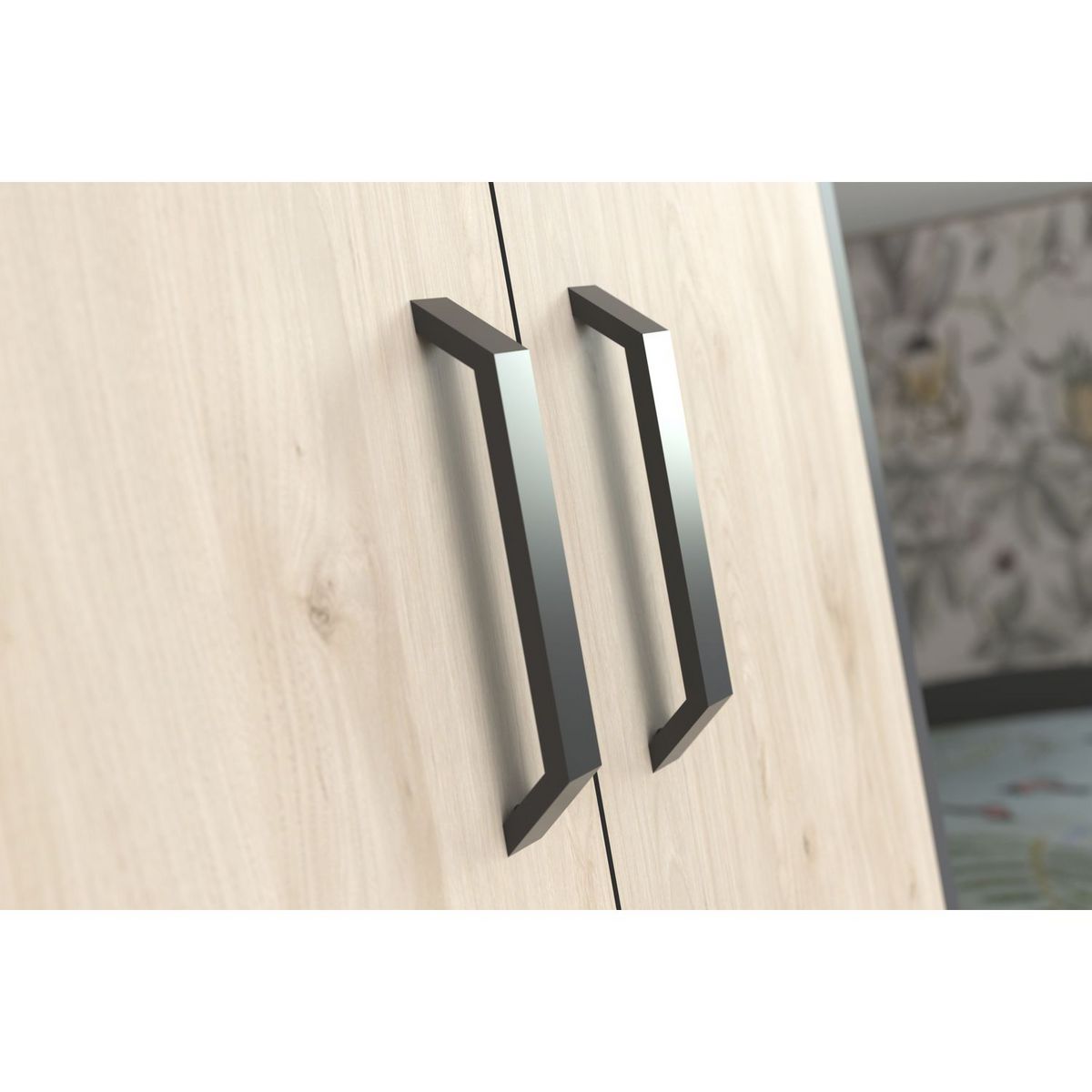 Lit superposé 2x90x200cm avec rangements TIM