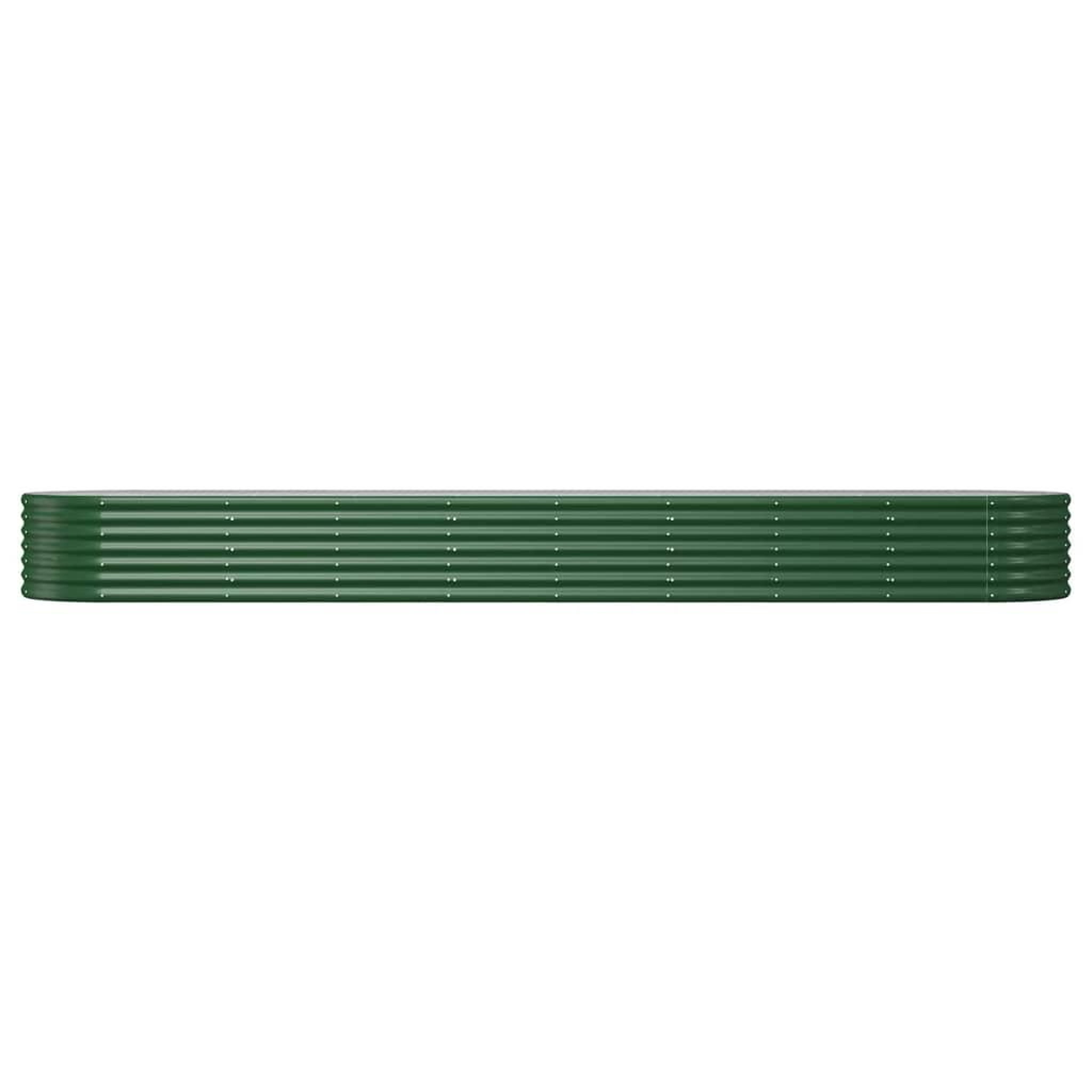 Voir la diapositive 3 : VIDAXL Lit sureleve de jardin Acier enduit de poudre 368x80x36 cm Vert