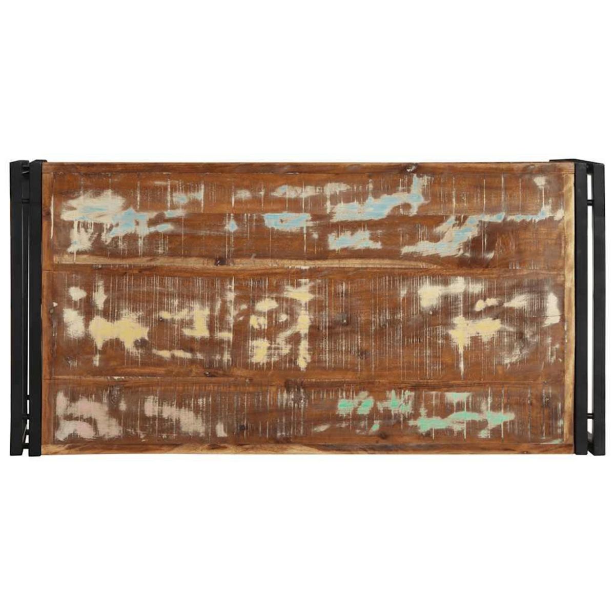 VIDAXL Table basse multicolore 100x50x35cm bois de recuperation massif