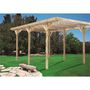 Voir la diapositive 2 : Carport bois MAX toit plat  15,71 m² 1 voiture