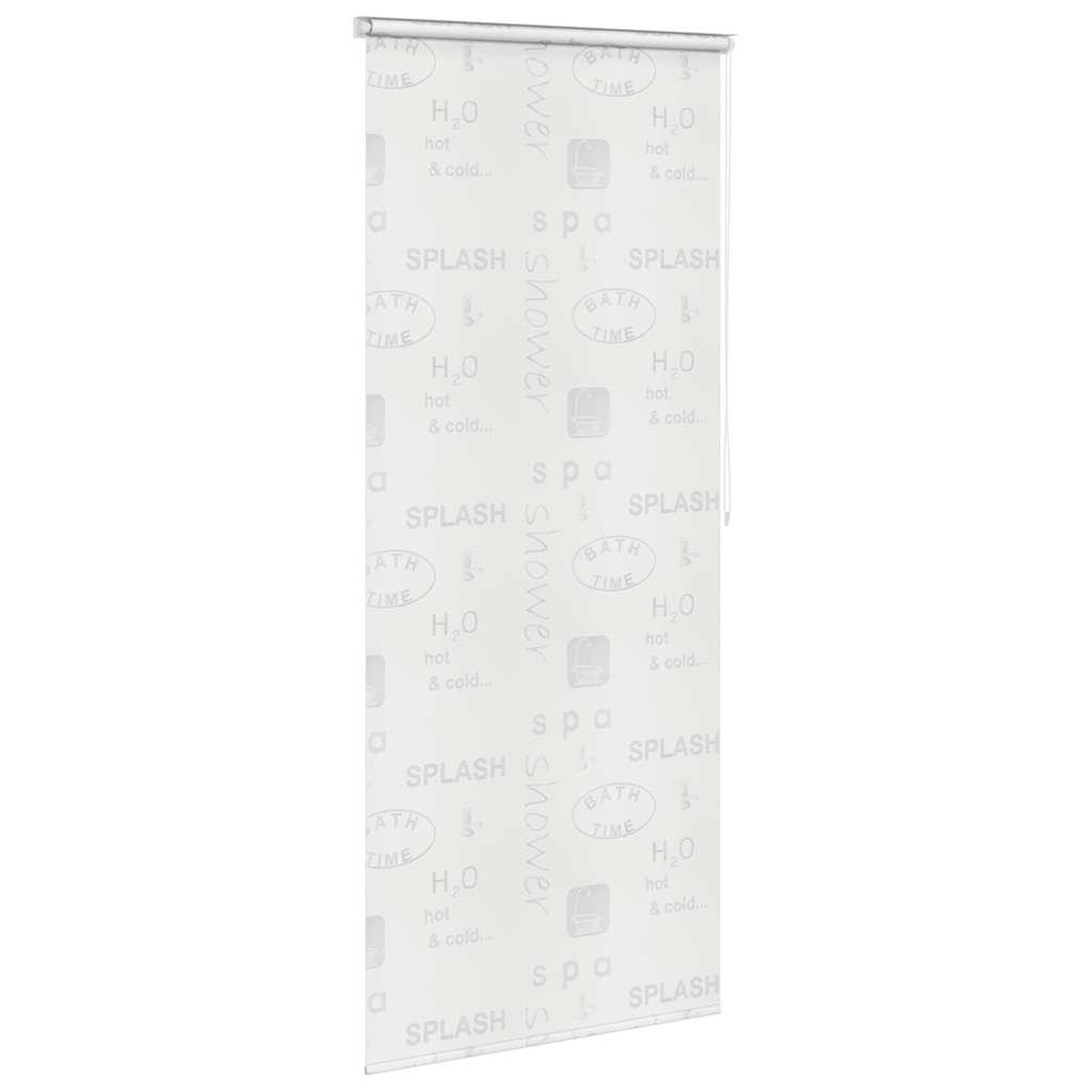 Voir la diapositive 3 : VIDAXL Store roulant de douche 120x240 cm Eclaboussures