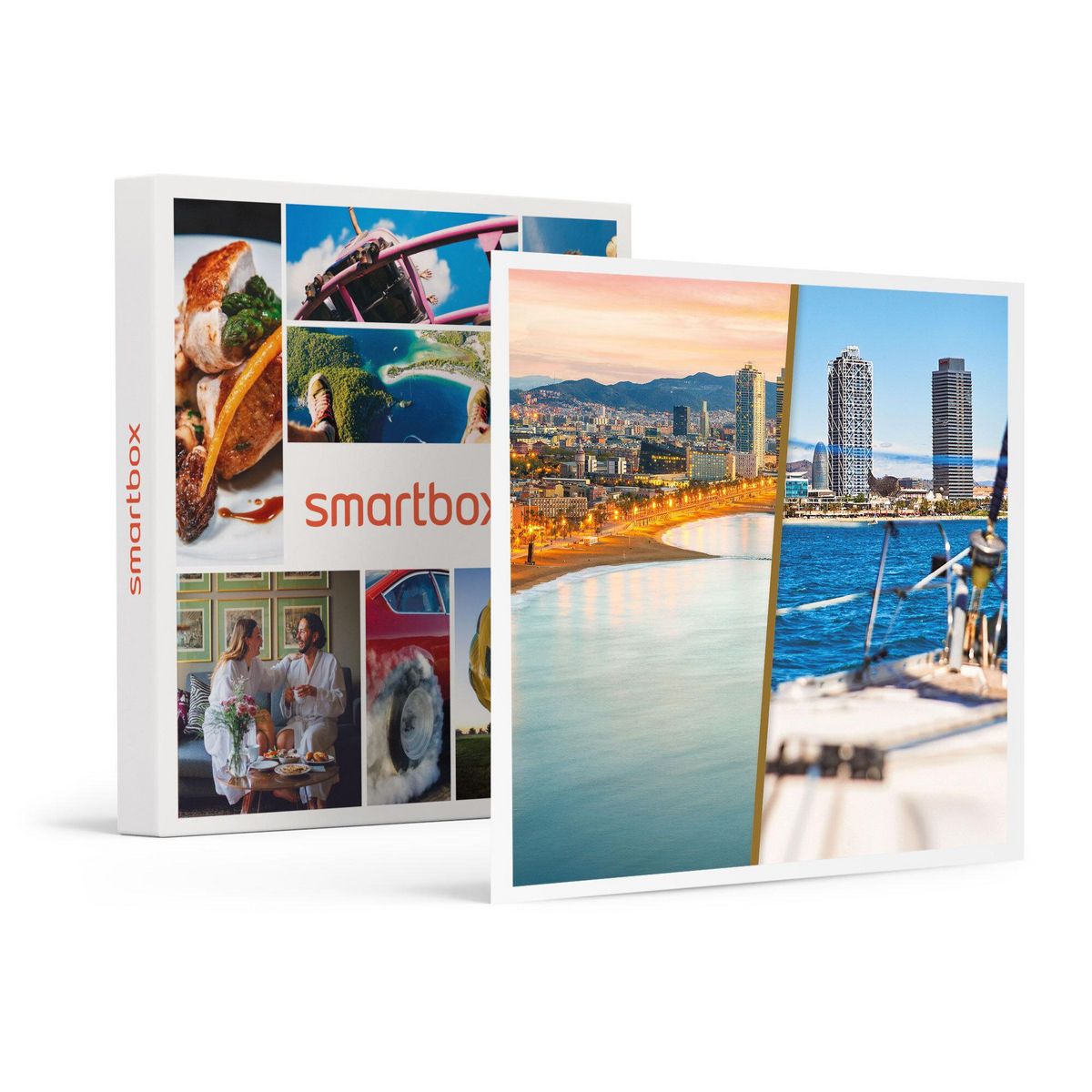Smartbox Séjour de 2 jours à Barcelone avec croisière en catamaran au coucher du soleil - Coffret Cadeau Multi-thèmes