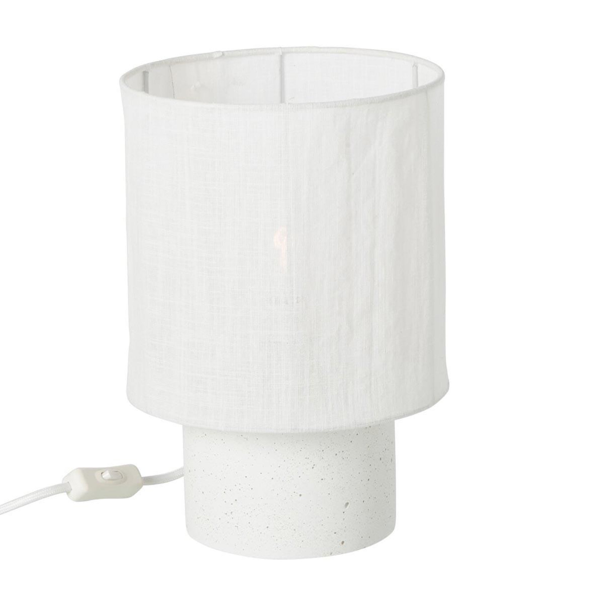 J-LINE Lampe à poser  havel  28cm blanc
