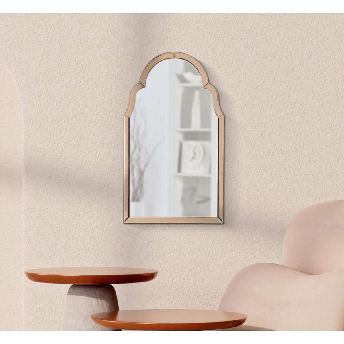 Paris Prix Miroir Mural  Tangier  80cm Rose