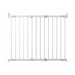 WEBABY Barrière de sécurité bébé en acier Blanc 108 x 4 x 75 cm NONO