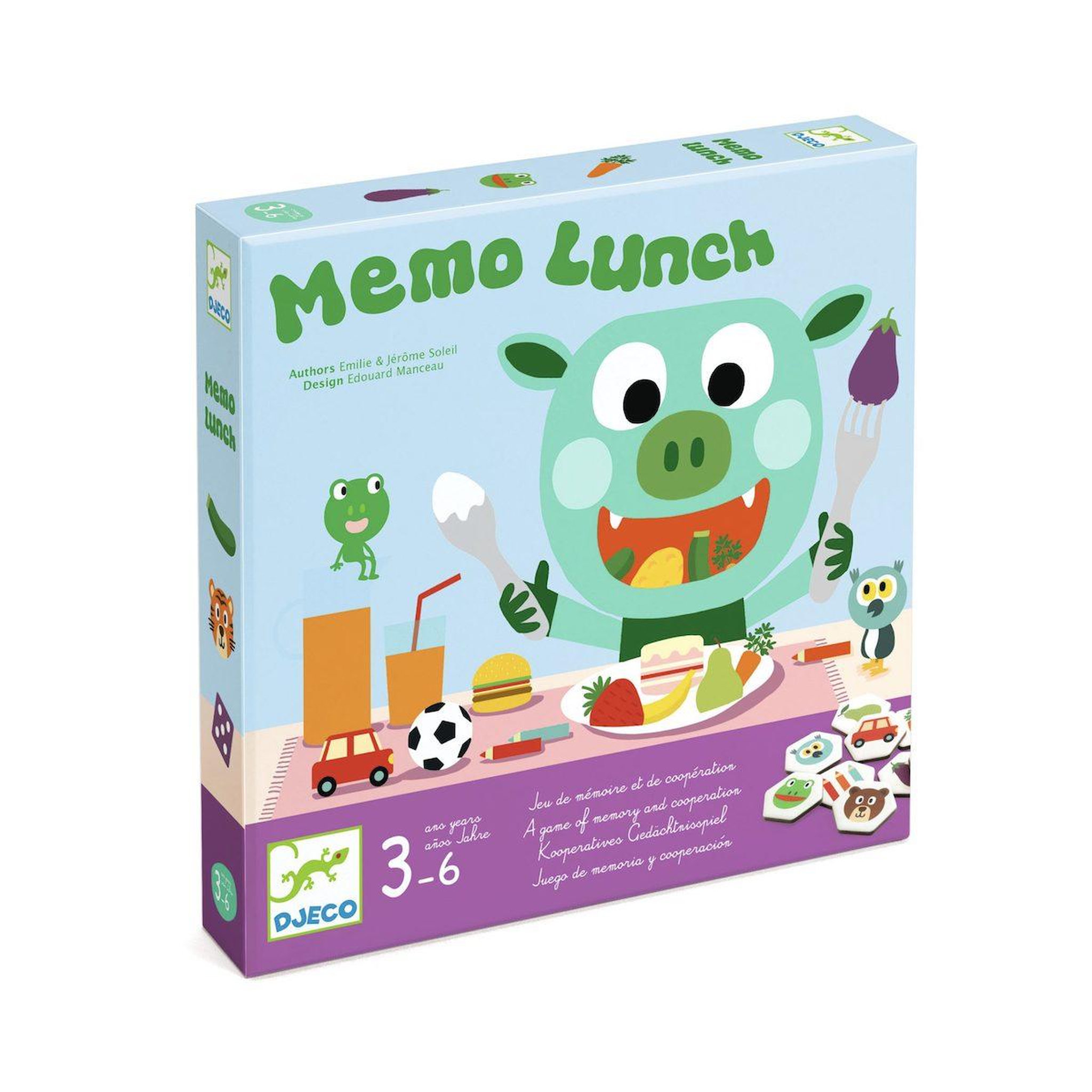 Djeco Memo lunch - jeu de memoire et de cooperation -