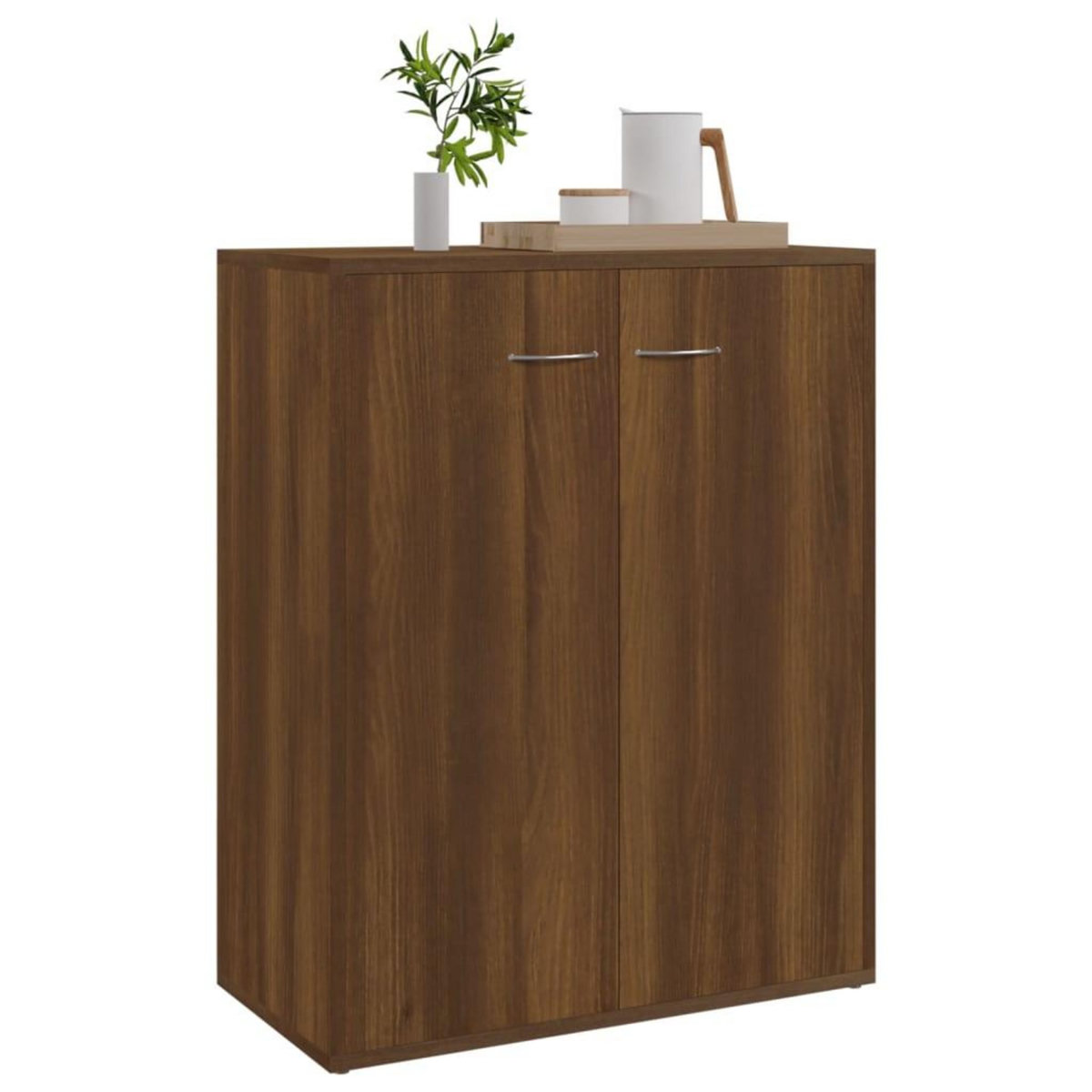 VIDAXL Buffet Chene marron 60x30x75 cm Bois d'ingenierie