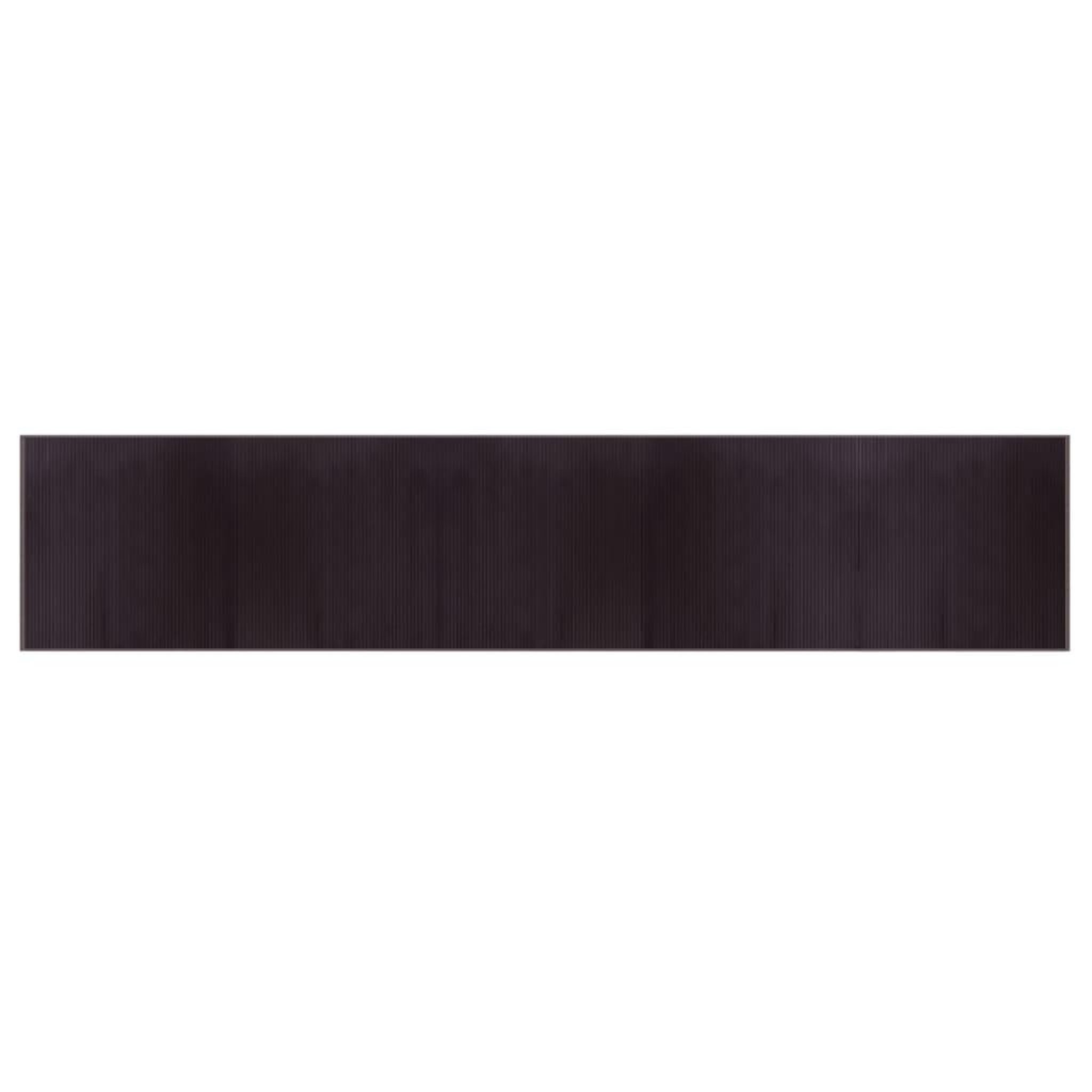 Voir la diapositive 2 : VIDAXL Tapis rectangulaire marron fonce 100x1000 cm bambou
