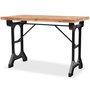Voir la diapositive 2 : VIDAXL Table a manger dessus en bois de sapin massif 122x65x82 cm