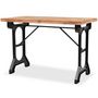 Voir la diapositive 2 : VIDAXL Table a manger dessus en bois de sapin massif 122x65x82 cm