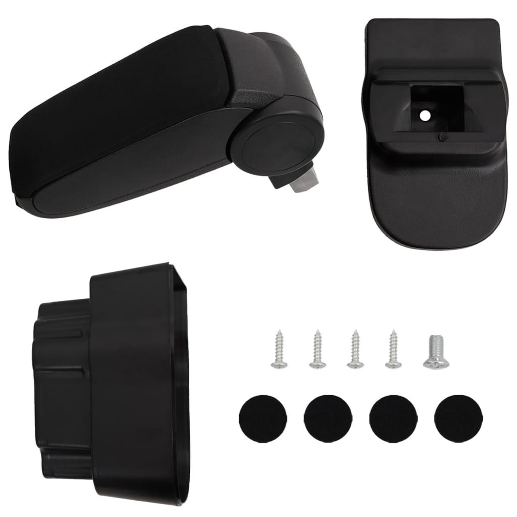 VIDAXL Accoudoir de voiture noir 12x37x(31-48) cm ABS