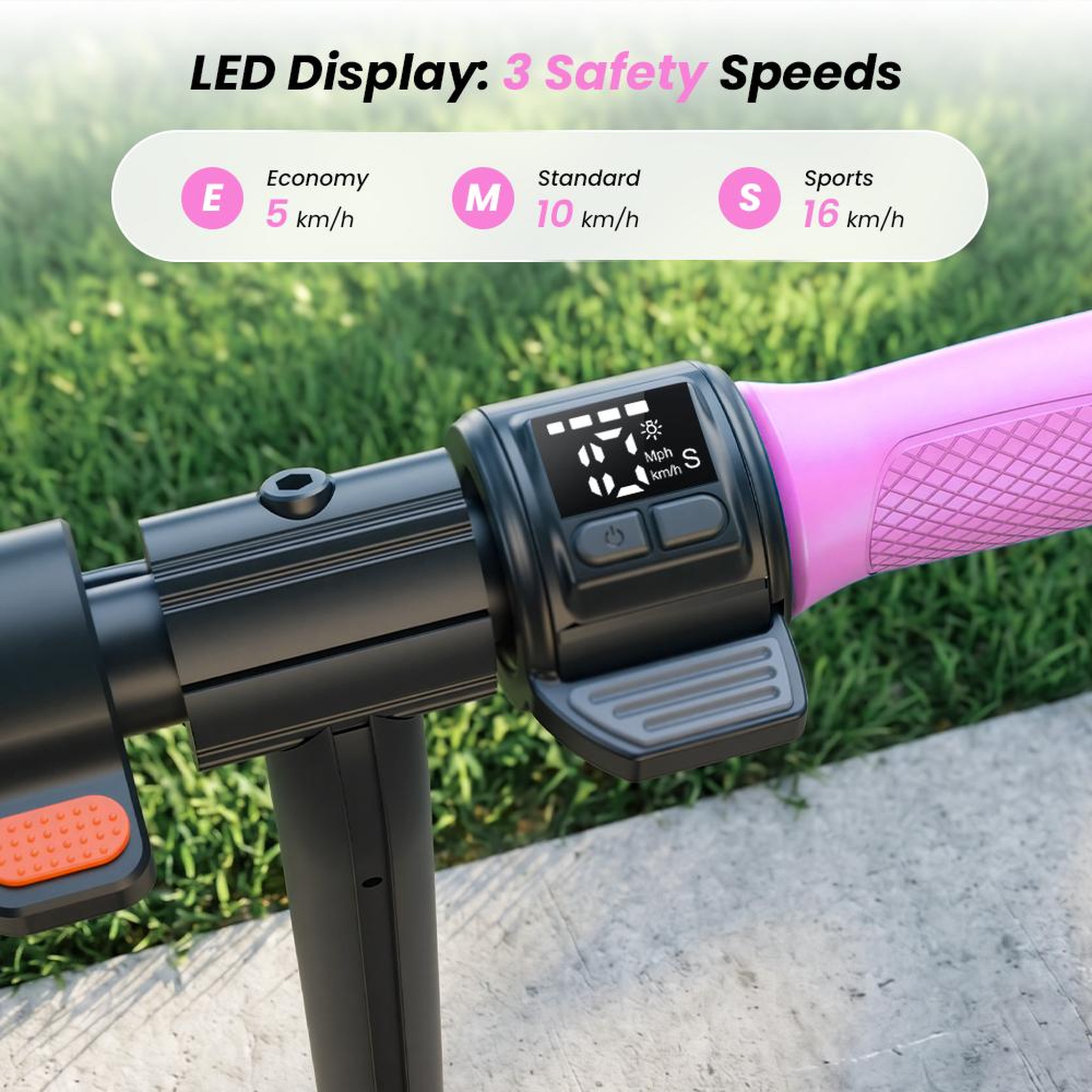 Voir la diapositive 2 : ISCOOTER Trottinette électrique pliable k4
