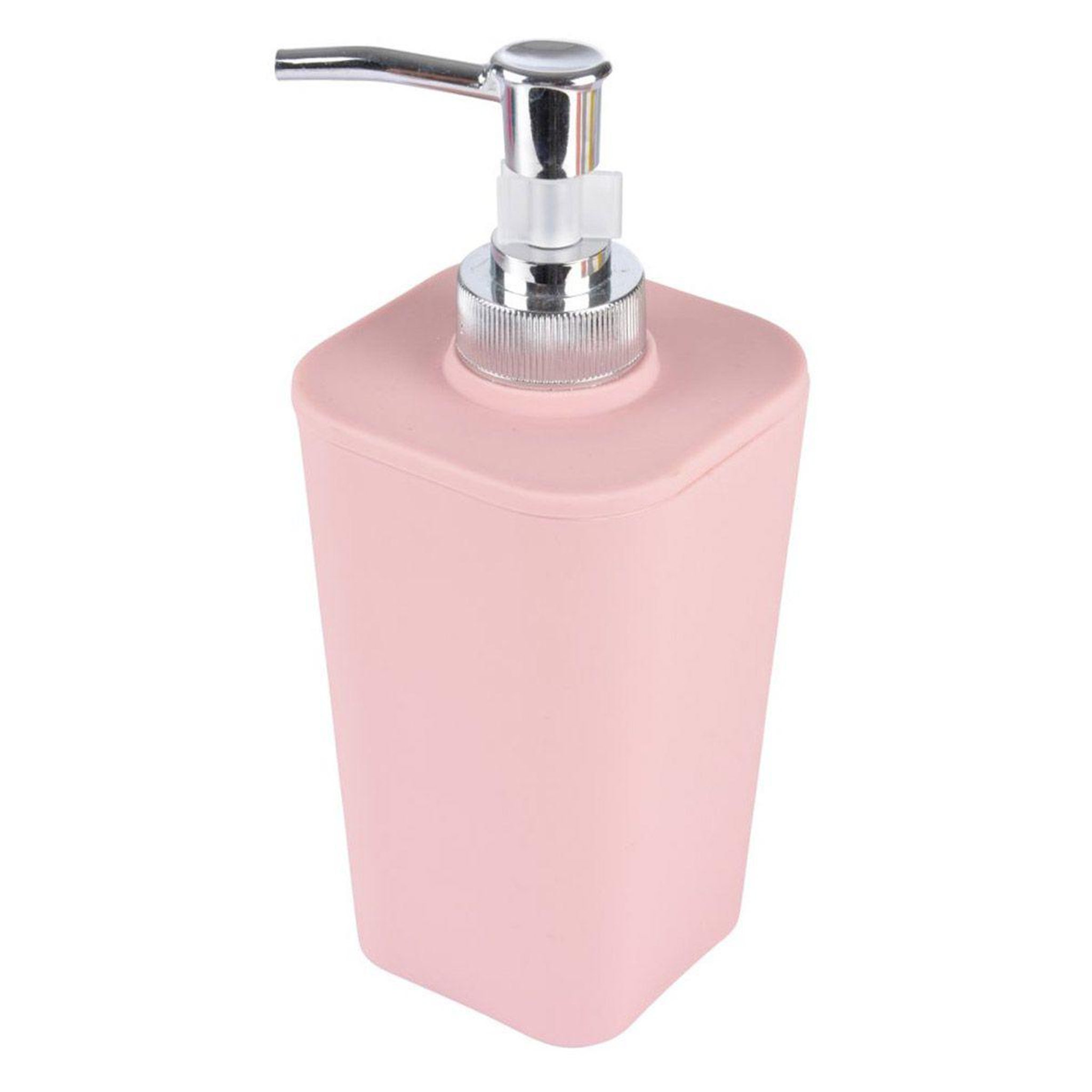 Voir la diapositive 1 : Douceur d'Intérieur Distributeur de savon soft touch  vitamine ii  17cm rose