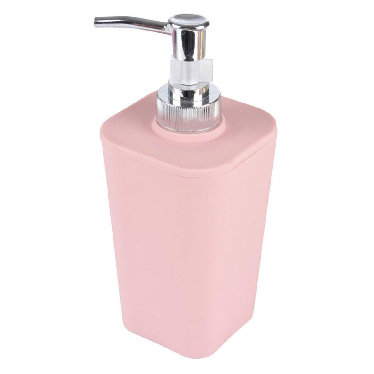 Paris Prix Distributeur de Savon Soft Touch  Vitamine II  17cm Rose