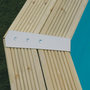Voir la diapositive 5 : Ubbink Piscine bois Azura 6,10 x 4,00 x 1,20 m - Liner bleu - Ubbink