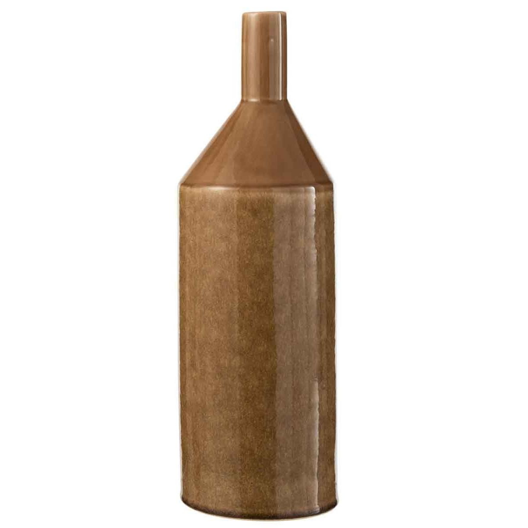 Voir la diapositive 1 : J-LINE Vase design en céramique  cabisy  46cm marron